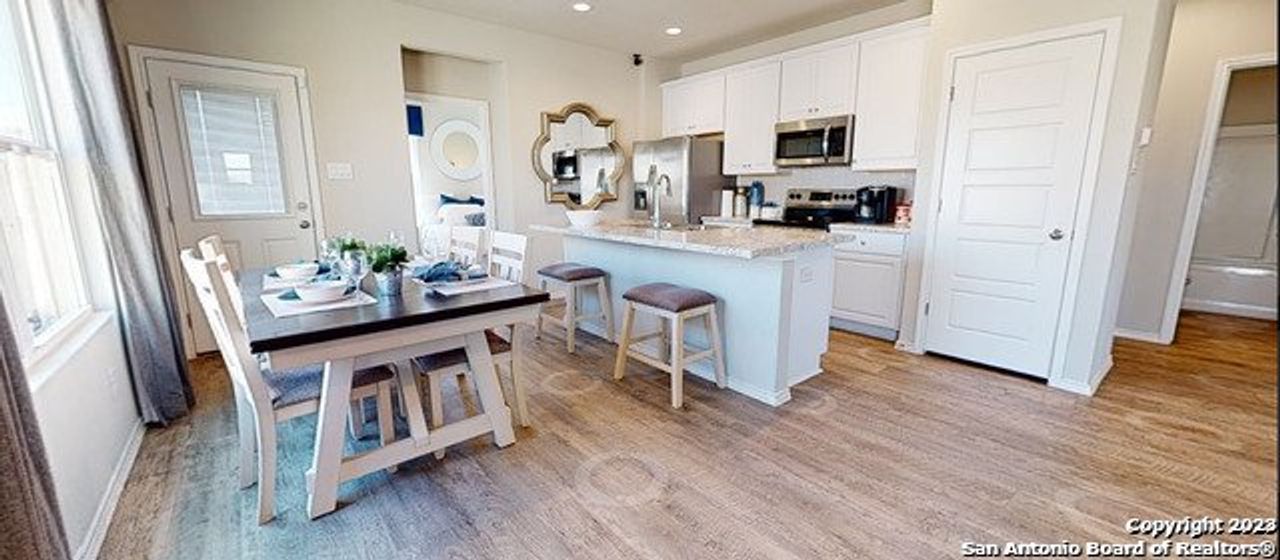 Furnished interior view inside a new home in Lonesome Dove, San Antonio (Image 2).