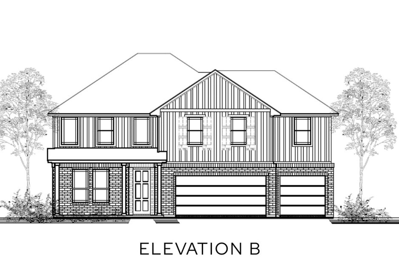 Representative rendering of the exterior for the The Baily by Lillian Custom Homes (Image 2). Representative rendering of the exterior for the The Baily by Lillian Custom Homes (Image 2).