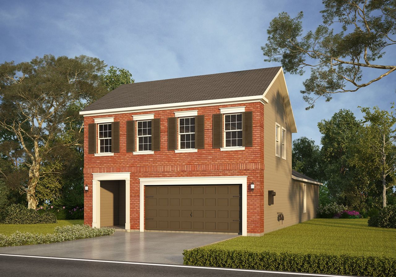 Representative exterior photo of a completed home built from the The Segovia by Rosehaven Homes in Blue Ridge Ranch, San Antonio, TX (Image 2). Representative exterior photo of a completed home built from the The Segovia by Rosehaven Homes in Blue Ridge Ranch, San Antonio, TX (Image 2).