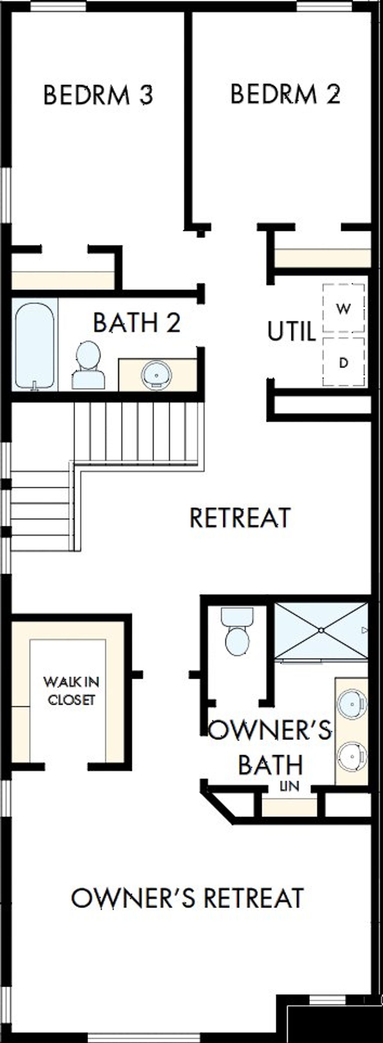 2D floor plan layout of this home in The Townes at Cadia Village, Matthews, NC (Image 2). 2D floor plan layout of this home in The Townes at Cadia Village, Matthews, NC (Image 2).