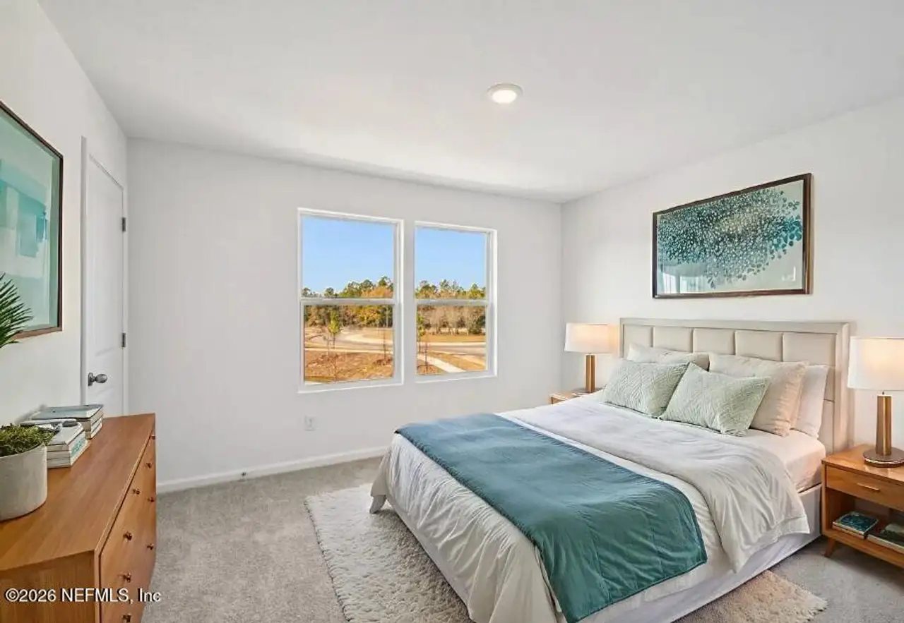 Furnished interior view inside a new home in , Jacksonville (Image 2).