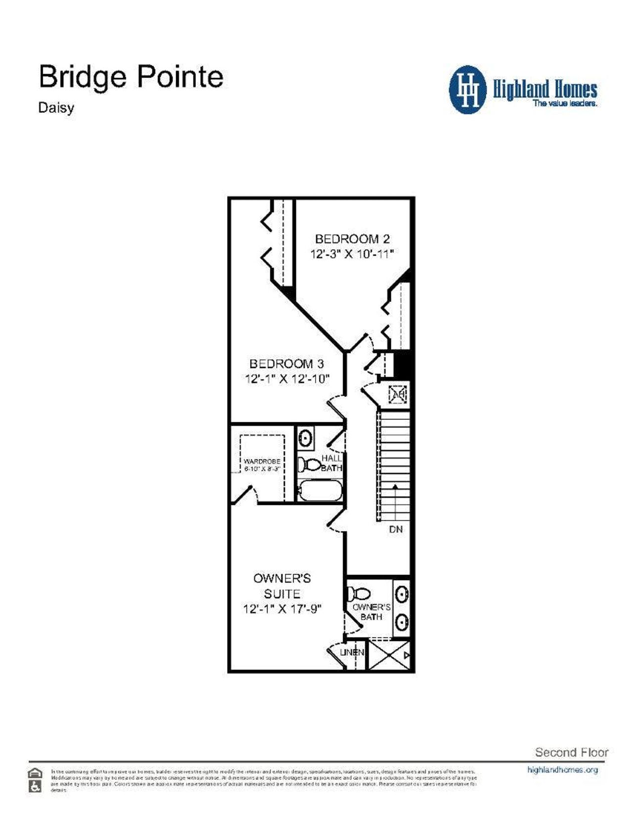 Daisy Townhome - Second Floor