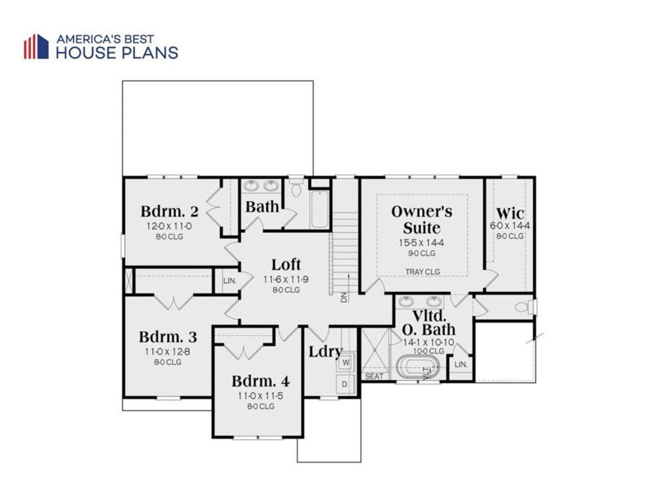 2D floor plan layout of this home in , Holly Springs, GA (Image 2).