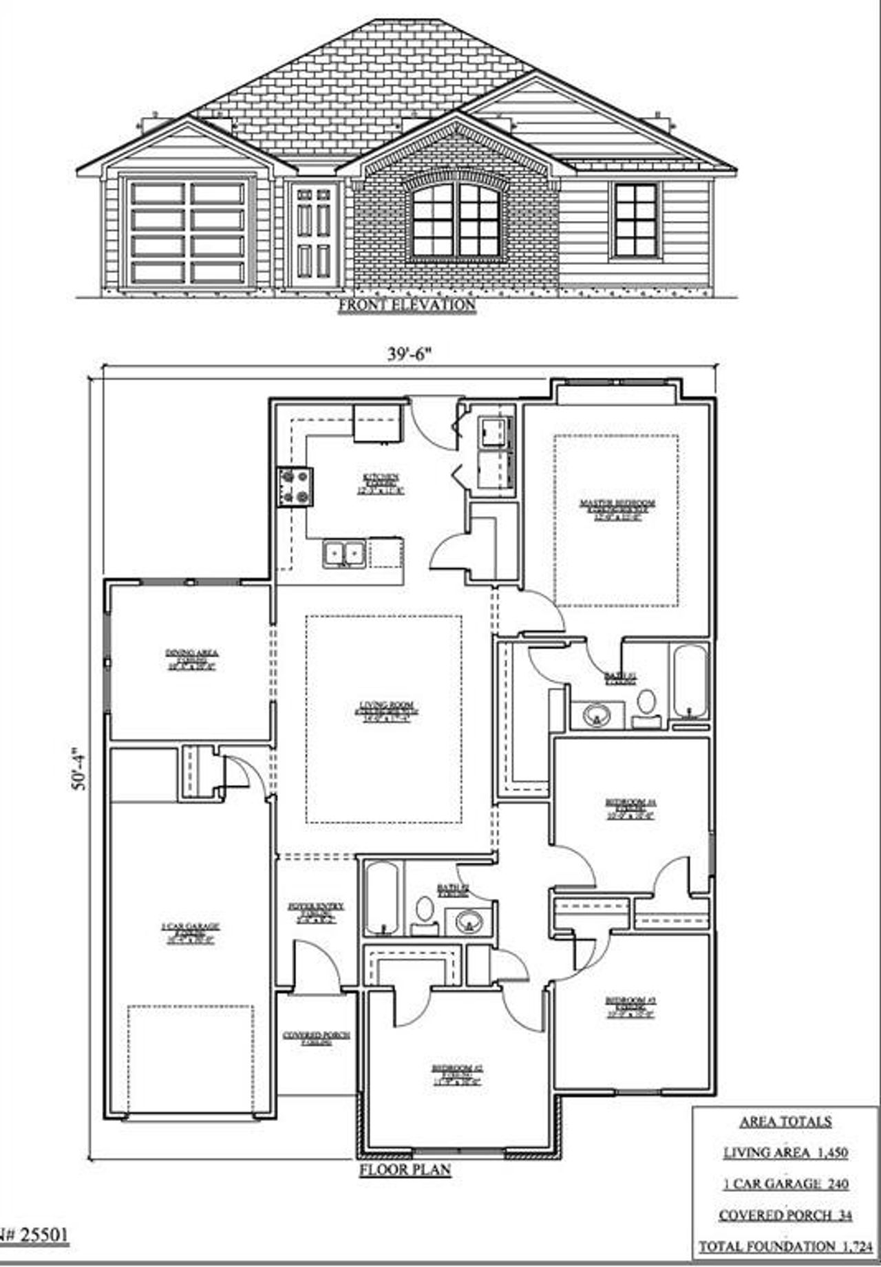 Front exterior of a new home in , Malakoff, TX, highlighting curb appeal (Image 2).