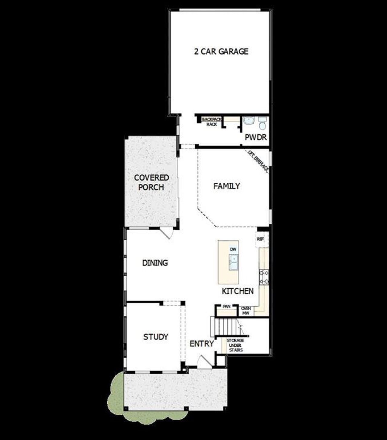 2D floor plan layout of this home in Painted Tree - Garden Series, McKinney, TX (Image 2). 2D floor plan layout of this home in Painted Tree - Garden Series, McKinney, TX (Image 2).