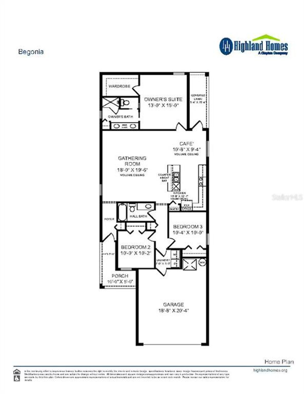 2D floor plan layout of this home in Touchstone, Lakeland, FL (Image 2). 2D floor plan layout of this home in Touchstone, Lakeland, FL (Image 2).