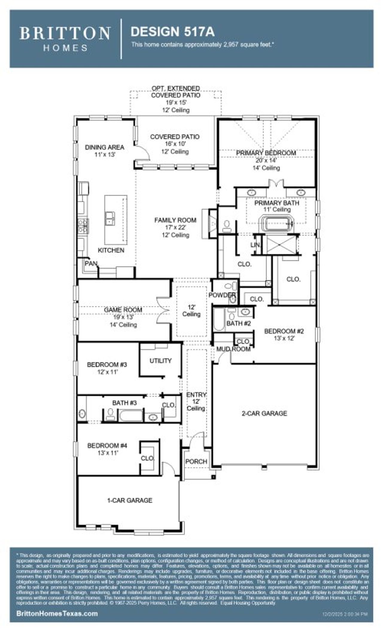 2D floor plan layout of this home in StarView, Prosper, TX (Image 2). 2D floor plan layout of this home in StarView, Prosper, TX (Image 2).