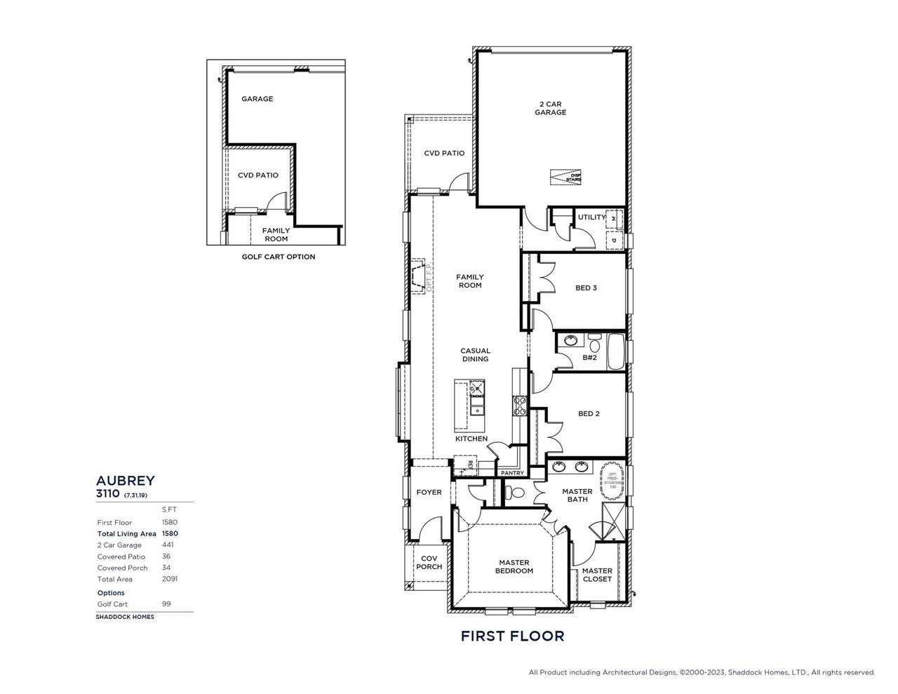 2D floor plan layout of this home in Cottages of Celina, Celina, TX (Image 2). 2D floor plan layout of this home in Cottages of Celina, Celina, TX (Image 2).