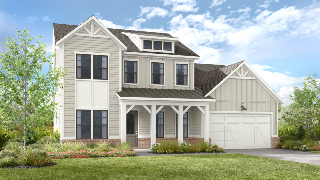 Representative exterior photo of a completed home built from the Napa by Taylor Morrison in Wayt Farm, Cumming, GA (Image 2).