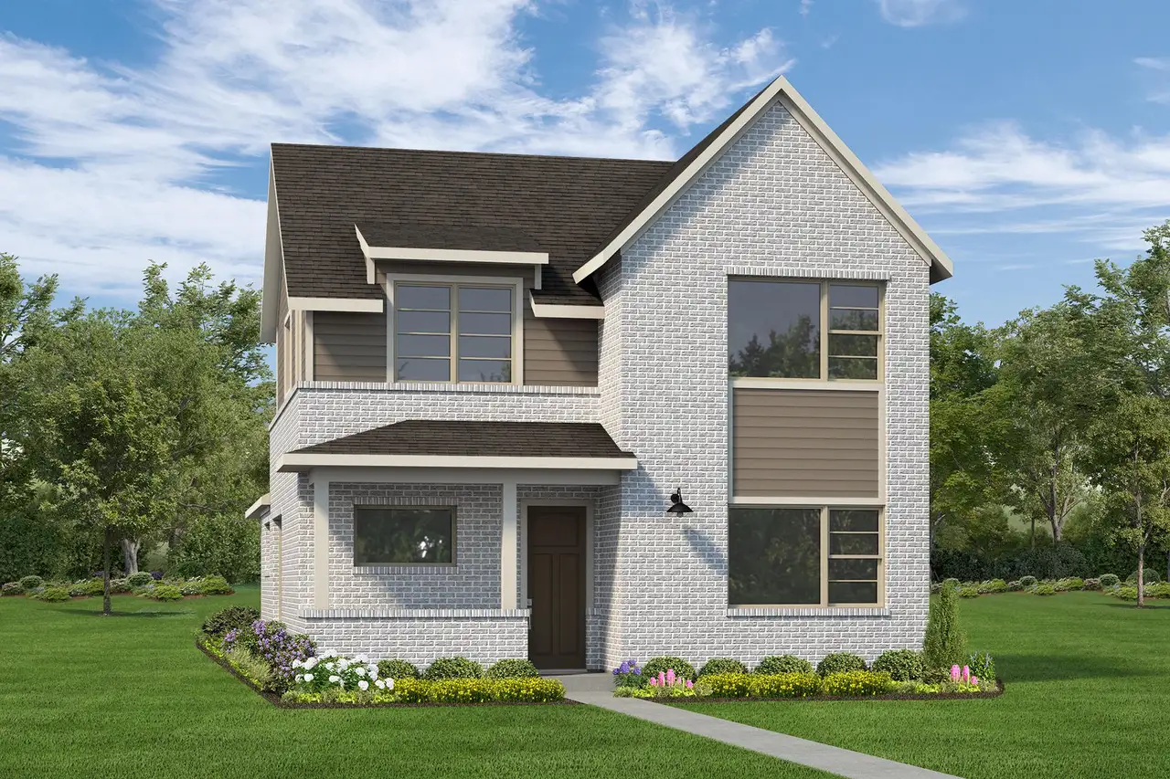 Representative exterior photo of a completed home built from the The Potter by Autograph Homes in Indigo, Richmond, TX (Image 2).