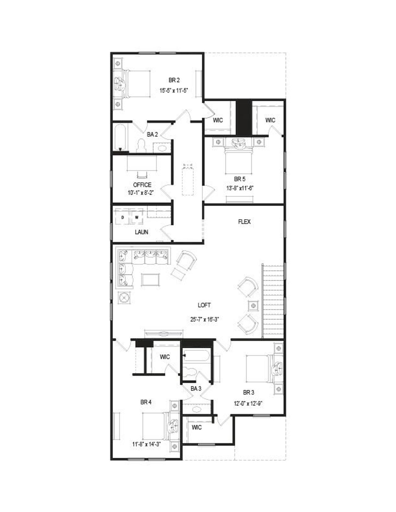 2D floor plan layout of this home in Legacy Downs, Canton, GA (Image 2). 2D floor plan layout of this home in Legacy Downs, Canton, GA (Image 2).
