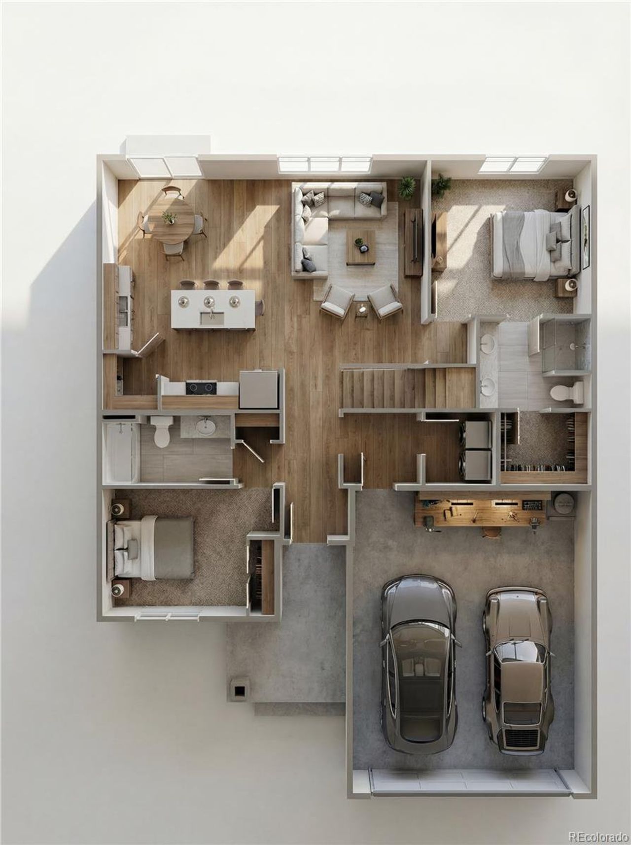 2D floor plan layout of this home in , Fort Morgan, CO (Image 2).