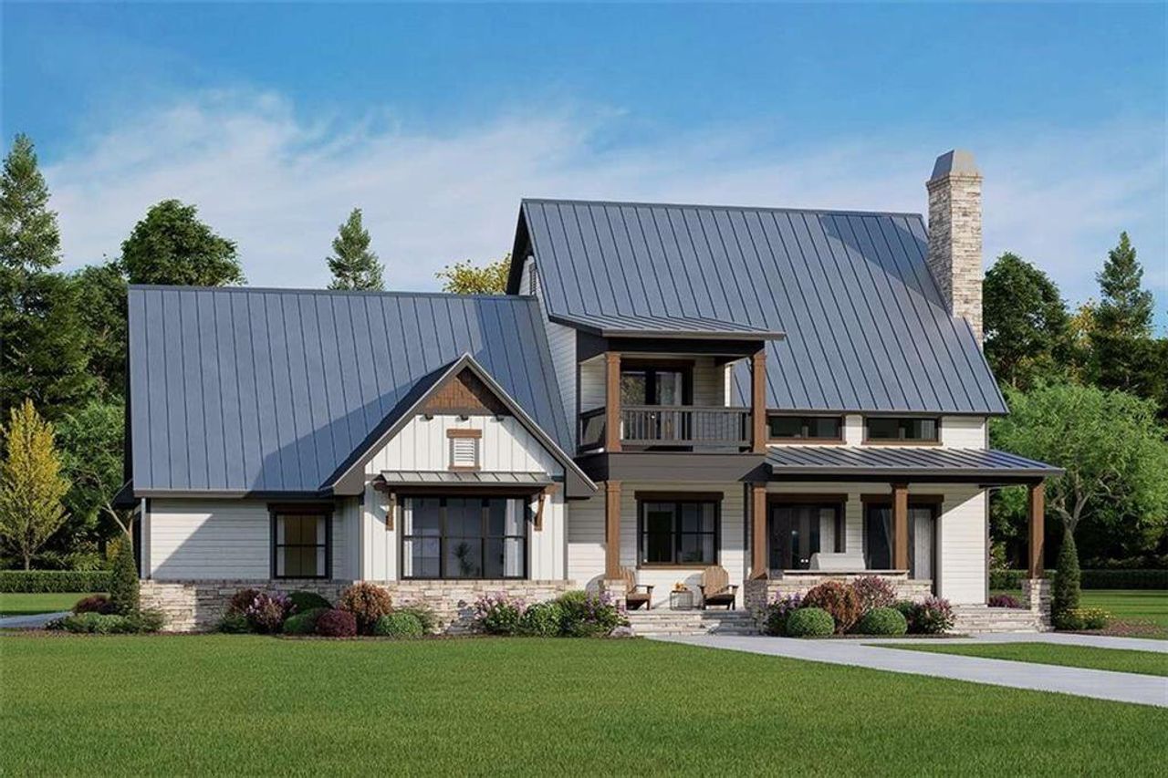 Front exterior of a new home in , Cornelia, GA, highlighting curb appeal (Image 2).