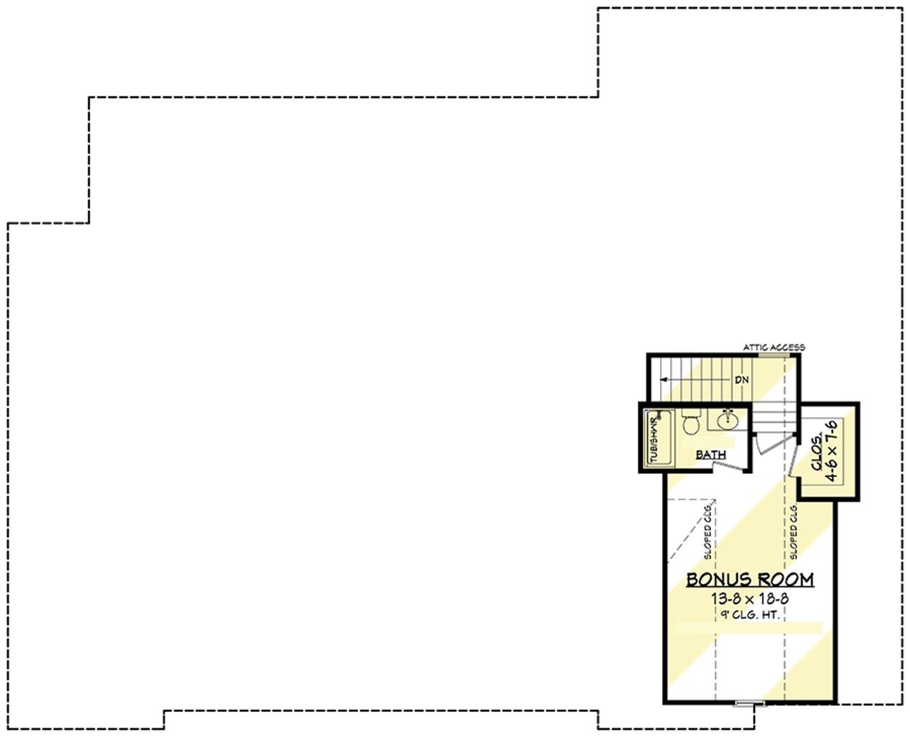 2D floor plan layout for the The Willow by Remington Custom Homes in Bear Creek Estates, Weatherford, TX (Image 2).