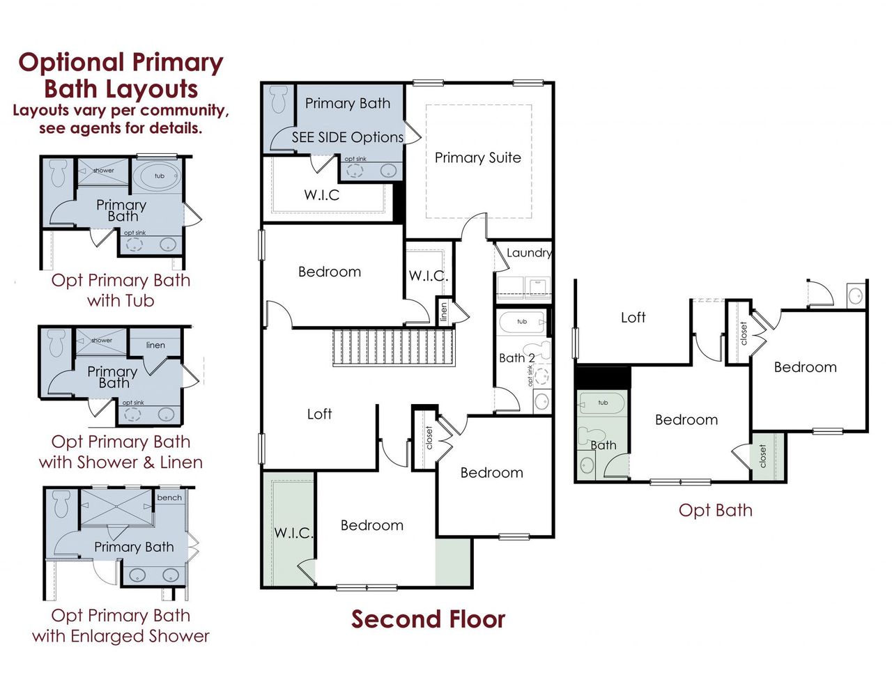 2D floor plan layout for the Pembrooke by Chafin Communities in Hagood Farm, Bethlehem, GA (Image 2).