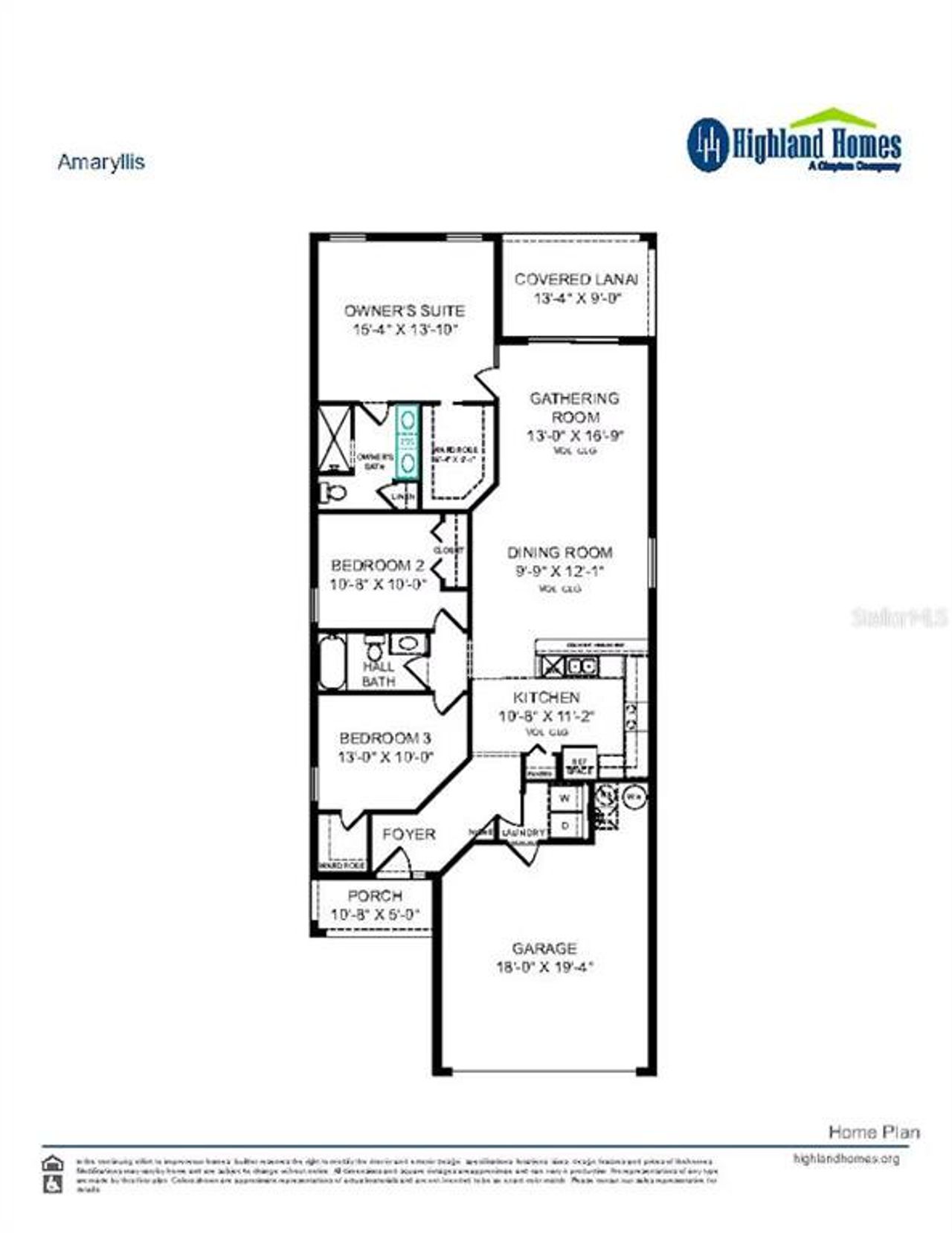 2D floor plan layout of this home in Geneva Landings, Davenport, FL (Image 2). 2D floor plan layout of this home in Geneva Landings, Davenport, FL (Image 2).