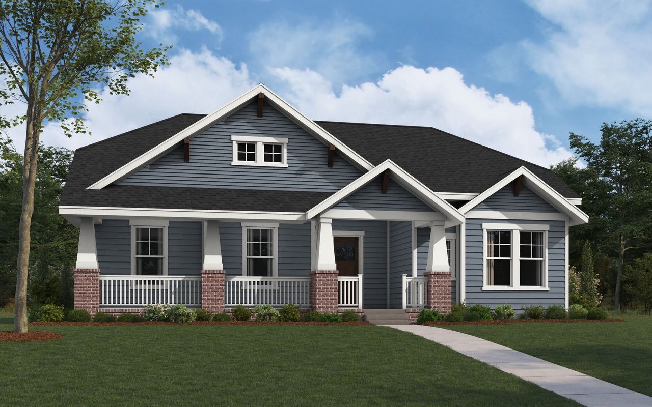 Front exterior of a new home in MidTowne, Midlothian, TX, highlighting curb appeal (Image 2). Front exterior of a new home in MidTowne, Midlothian, TX, highlighting curb appeal (Image 2).