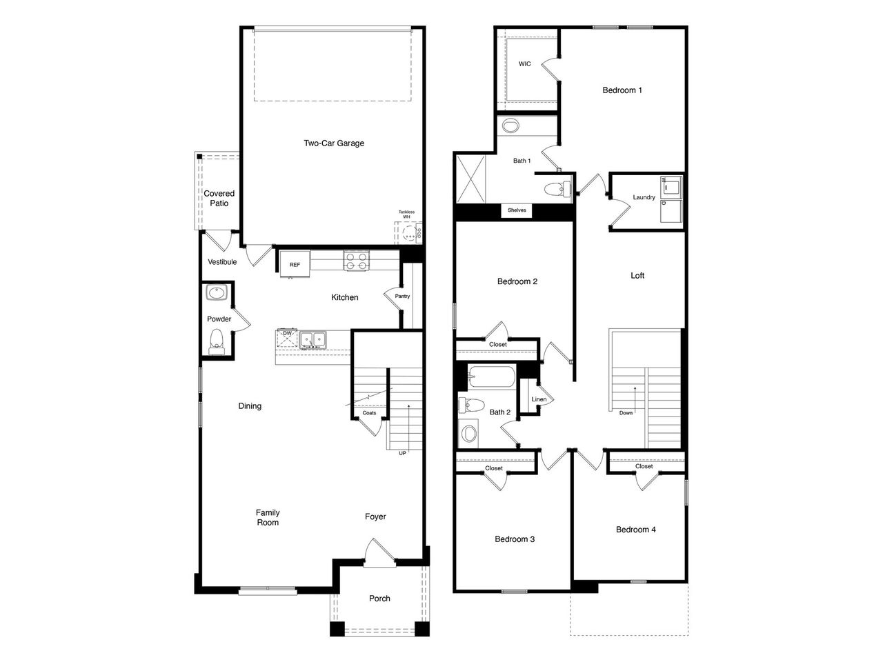 2D floor plan layout of this home in Orchard Village, Fort Worth, TX (Image 2). 2D floor plan layout of this home in Orchard Village, Fort Worth, TX (Image 2).
