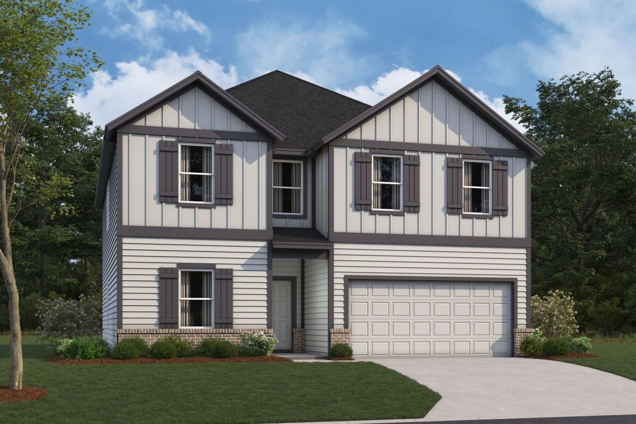 Eisenhower Elevation B Brick Eisenhower Elevation B Brick