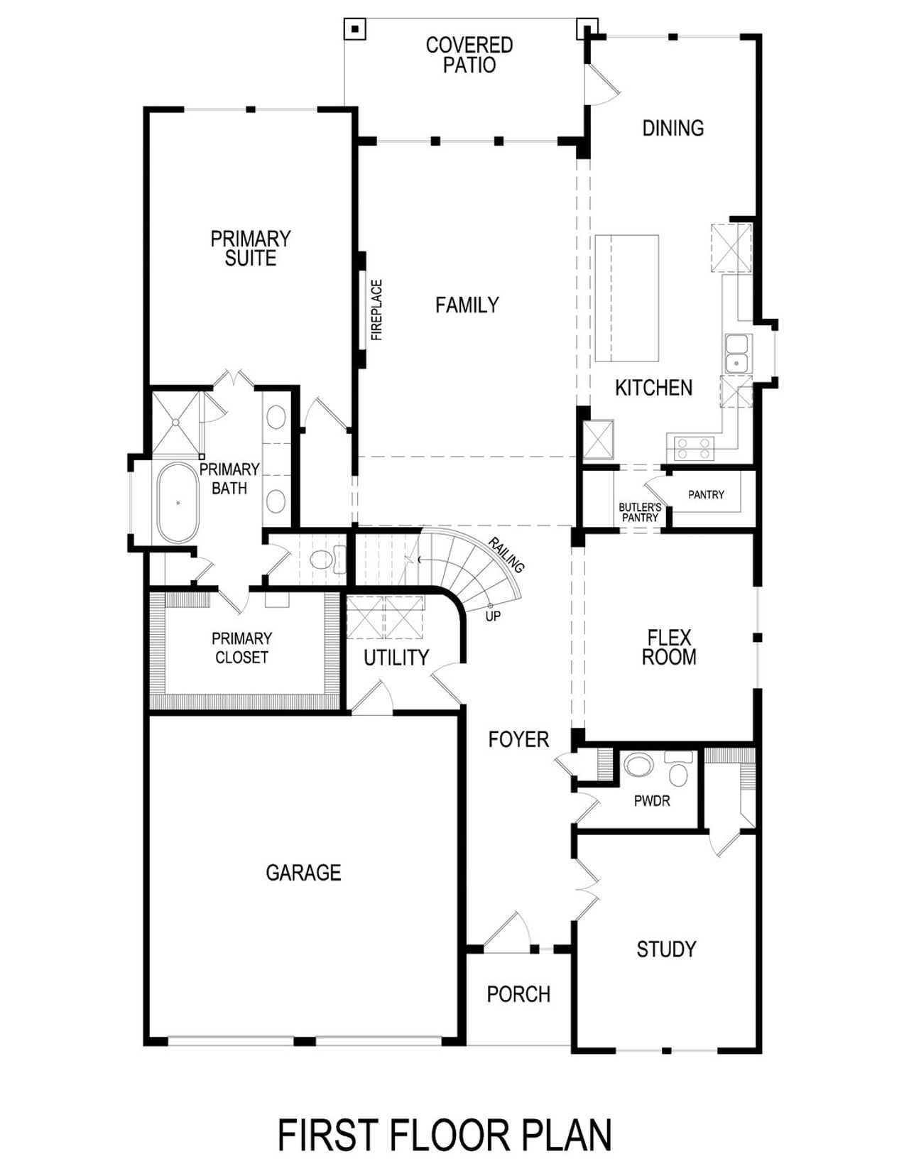 2D floor plan layout of this home in Brookfield, Melissa, TX (Image 2).