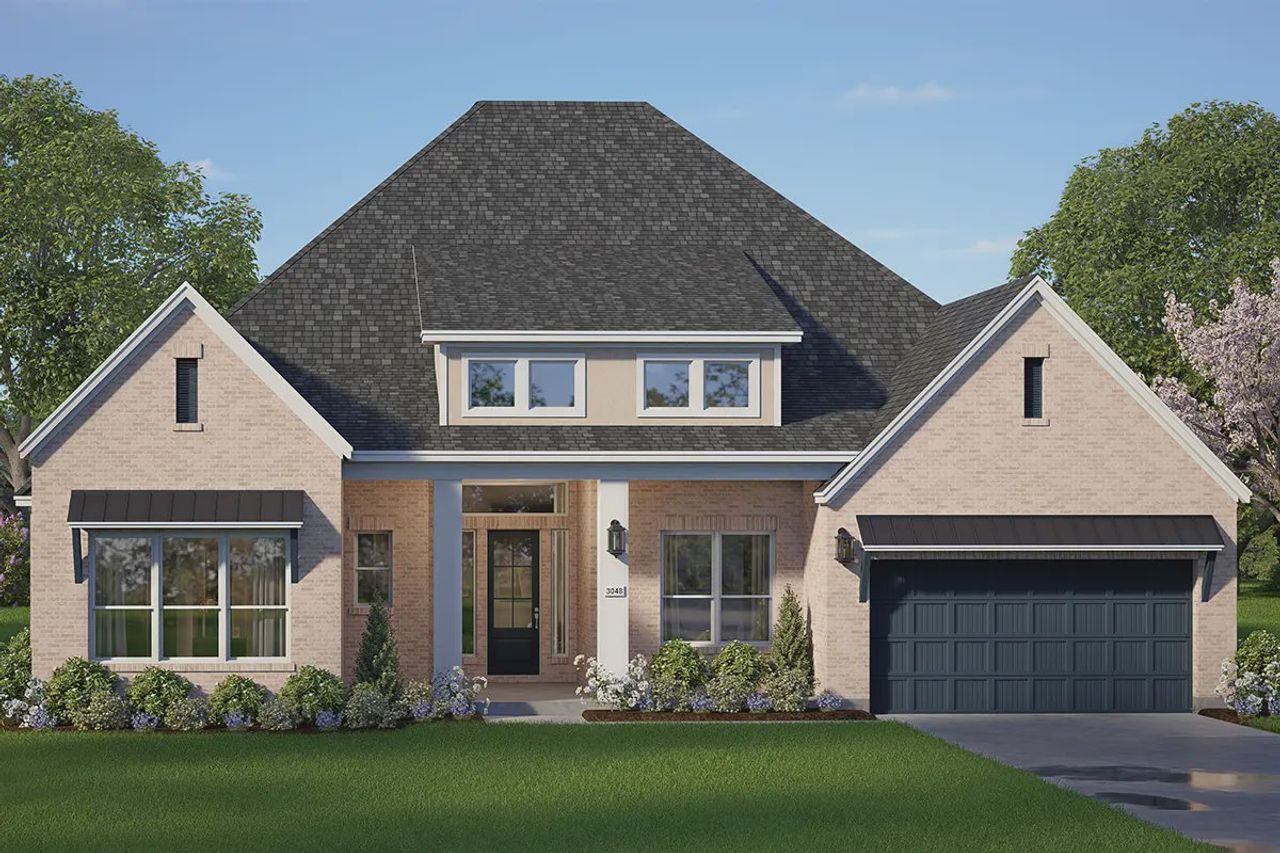 Representative exterior photo of a completed home built from the McIlroy by Chesmar Homes in Riceland 60s 70s, Mont Belvieu, TX (Image 2).