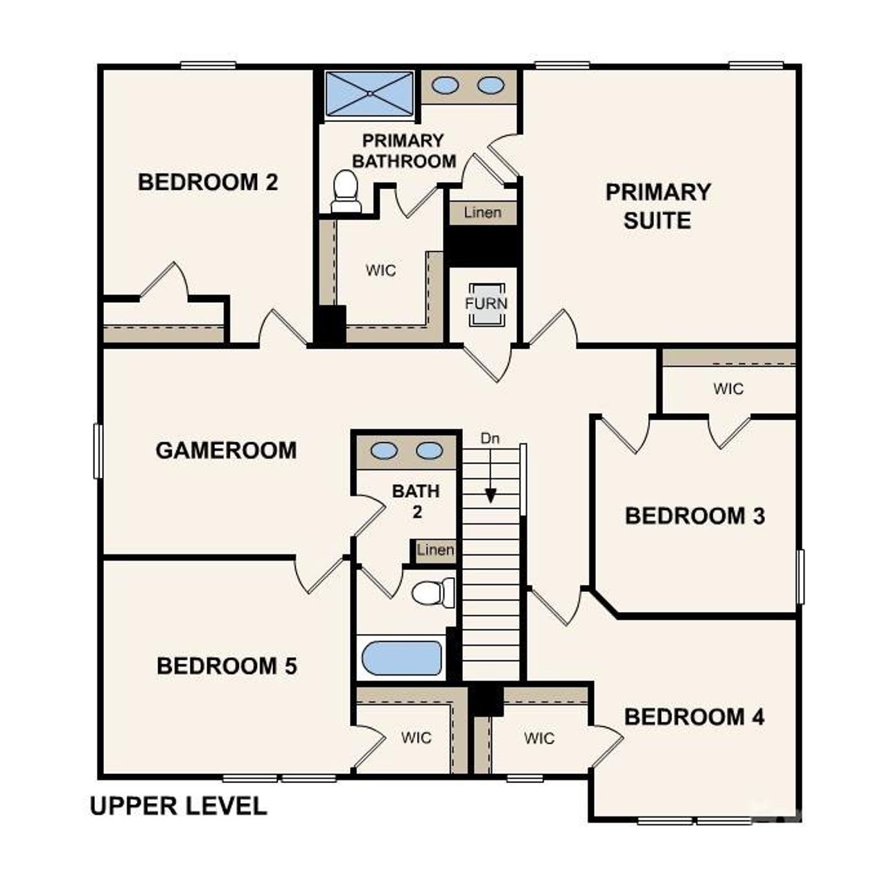 2D floor plan layout of this home in Frey Creek, Spartanburg, SC (Image 2). 2D floor plan layout of this home in Frey Creek, Spartanburg, SC (Image 2).