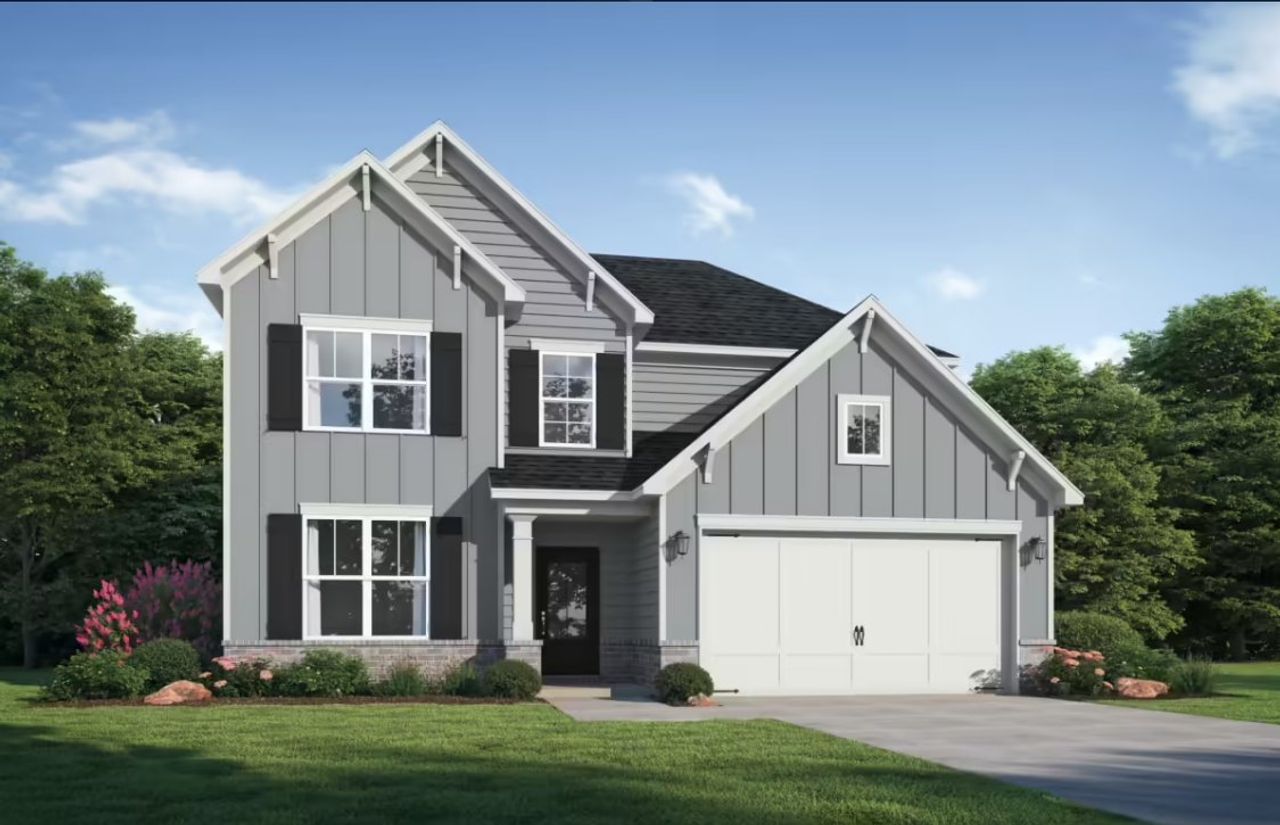 Representative exterior photo of a completed home built from the Etowah by SR Homes in Sterlington, Canton, GA (Image 2).