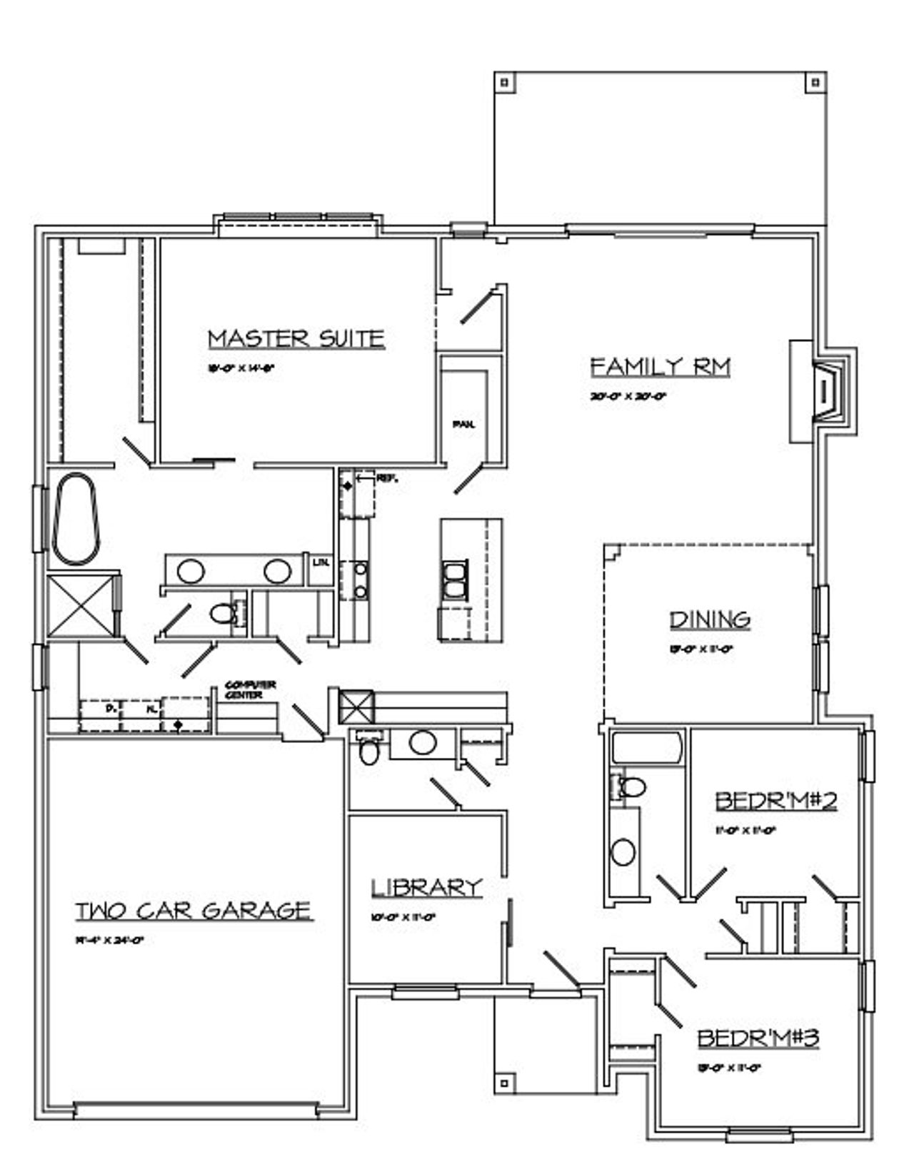 2D floor plan layout for the The Thayer by West Point Homes in Riverdance, Keller, TX (Image 2).