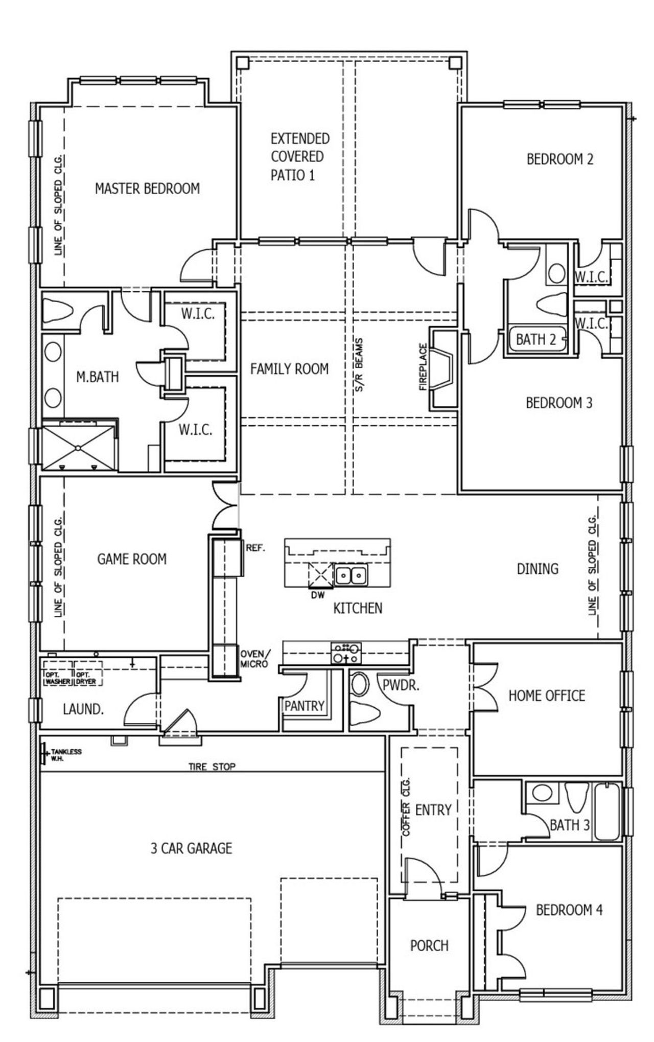 2D floor plan layout of this home in Windsong, Boerne, TX (Image 2). 2D floor plan layout of this home in Windsong, Boerne, TX (Image 2).