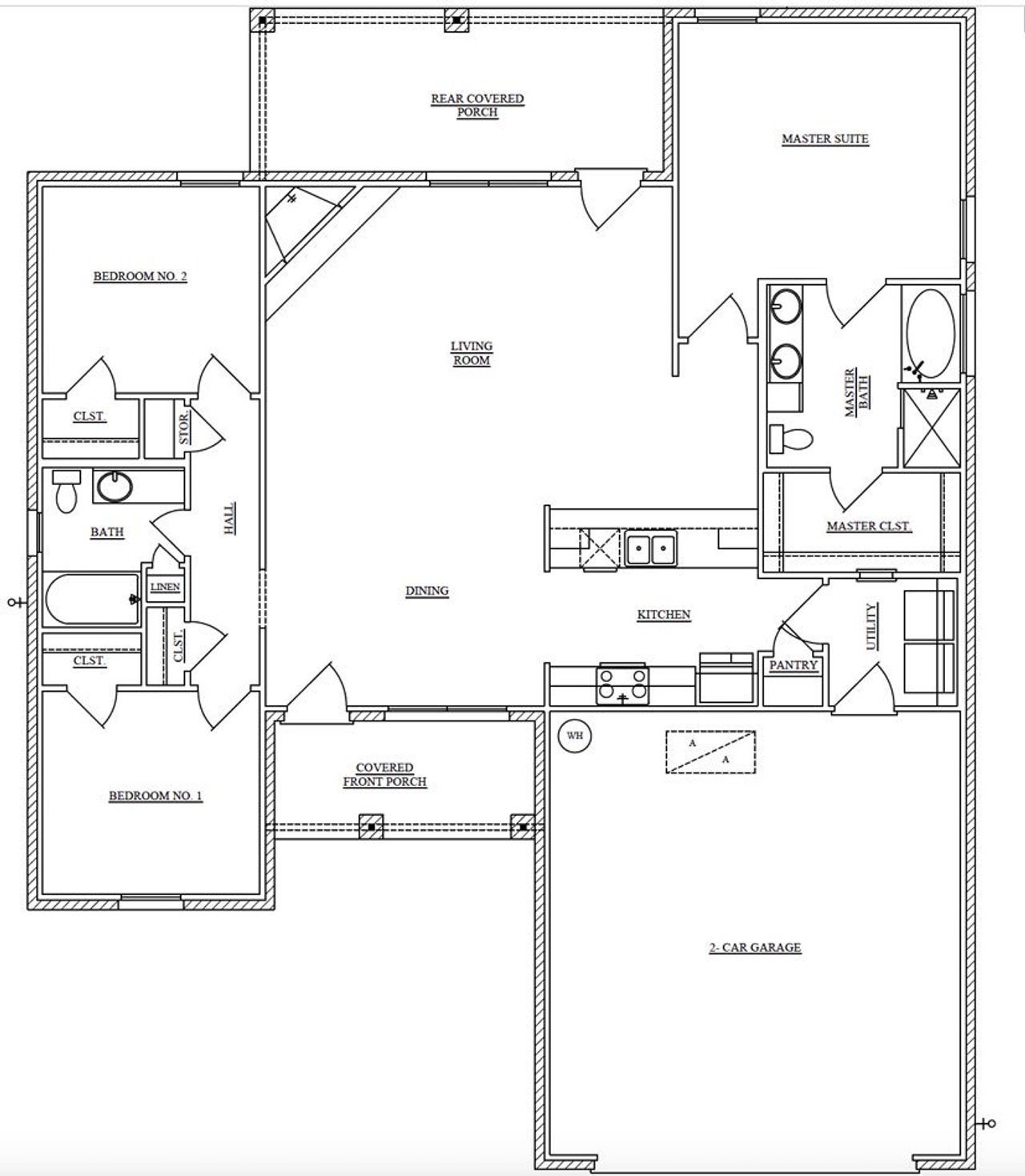 2D floor plan layout for the The Cobb by Wyldewood Homes in Washington Meadows, Sherman, TX (Image 2). 2D floor plan layout for the The Cobb by Wyldewood Homes in Washington Meadows, Sherman, TX (Image 2).