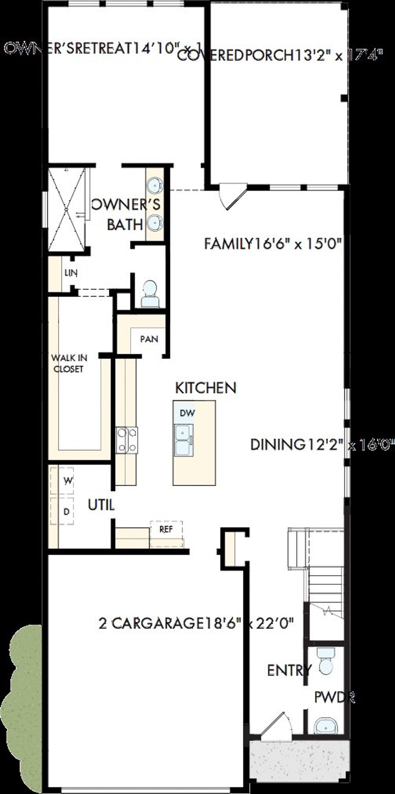 2D floor plan layout of this home in Mayfair - Select Garden Series, New Braunfels, TX (Image 2). 2D floor plan layout of this home in Mayfair - Select Garden Series, New Braunfels, TX (Image 2).