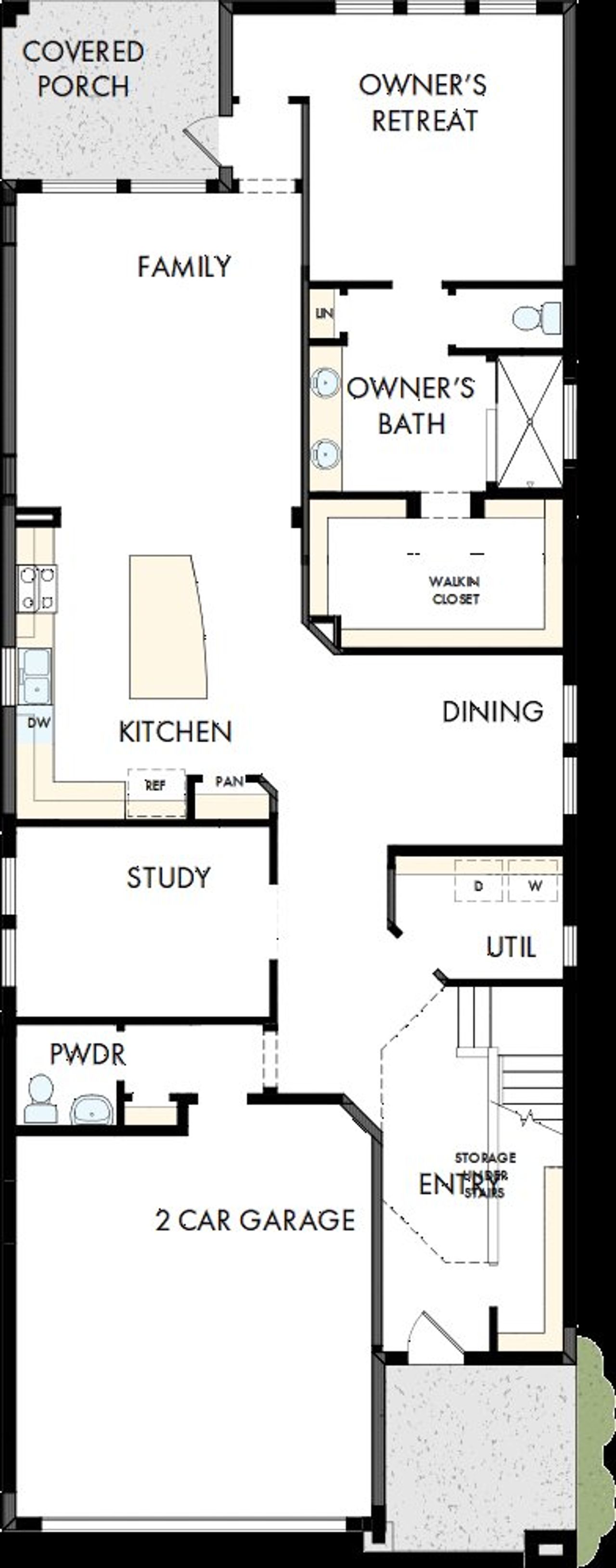 2D floor plan layout of this home in Vistera of Venice – Garden Series, Nokomis, FL (Image 2). 2D floor plan layout of this home in Vistera of Venice – Garden Series, Nokomis, FL (Image 2).