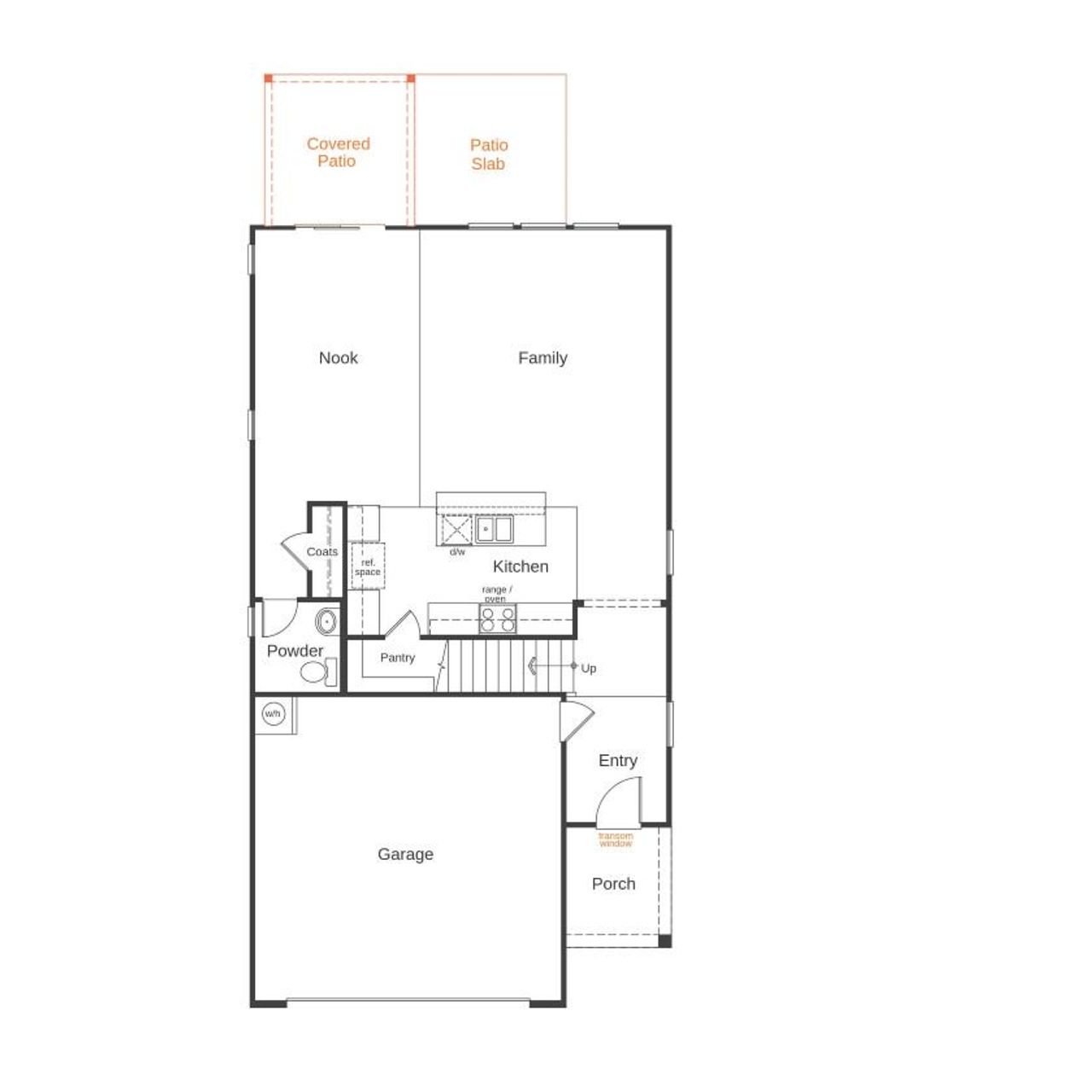 2D floor plan layout of this home in Bellina, York, SC (Image 2).