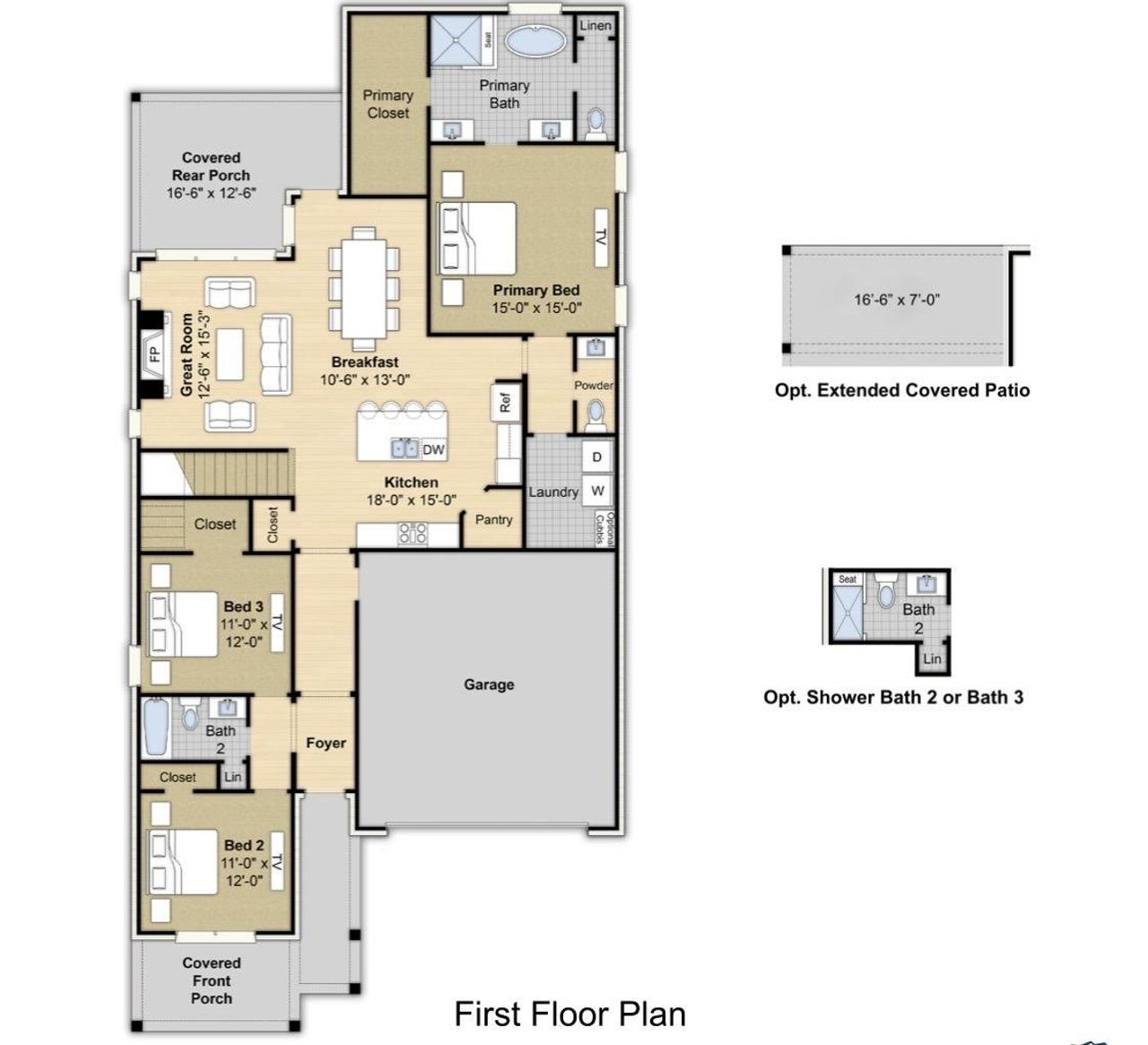 View of home floor plan