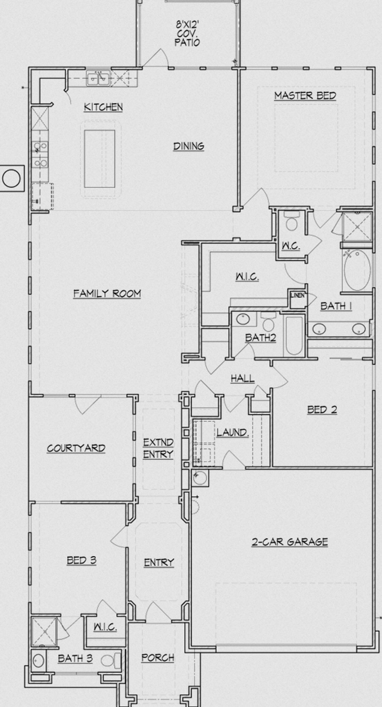 2D floor plan layout for the Plan 2110 by Texas Homes in Ventana, Bulverde, TX (Image 2). 2D floor plan layout for the Plan 2110 by Texas Homes in Ventana, Bulverde, TX (Image 2).