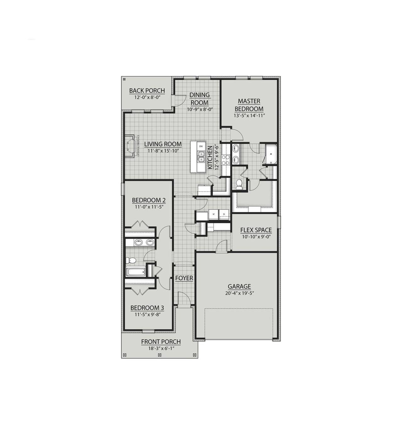 The Jepson I II | DSLD Homes | Floorplan