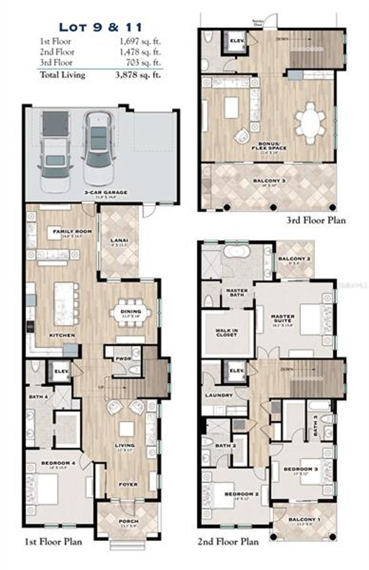 2D floor plan layout of this home in , Safety Harbor, FL (Image 2).
