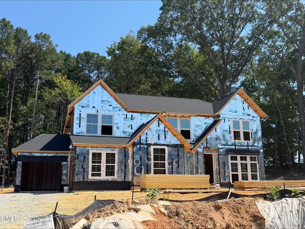 In-progress construction of a new home in Watson at Flowers Plantation, Clayton, NC (Image 2).