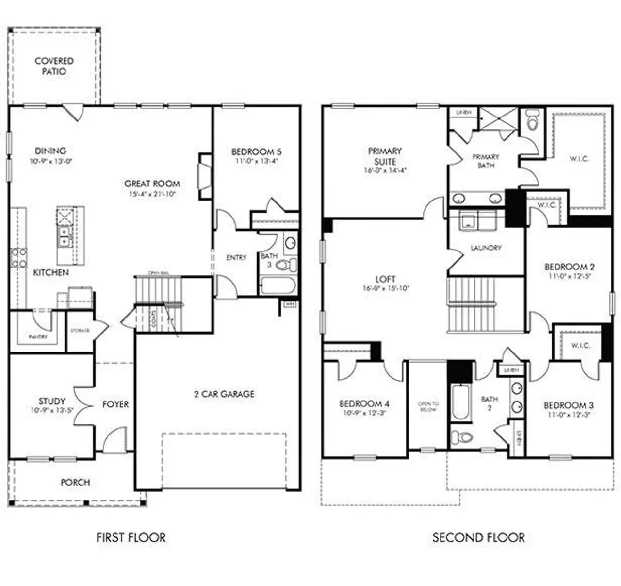 2D floor plan layout of this home in Harmony Manor, Fairburn, GA (Image 2). 2D floor plan layout of this home in Harmony Manor, Fairburn, GA (Image 2).
