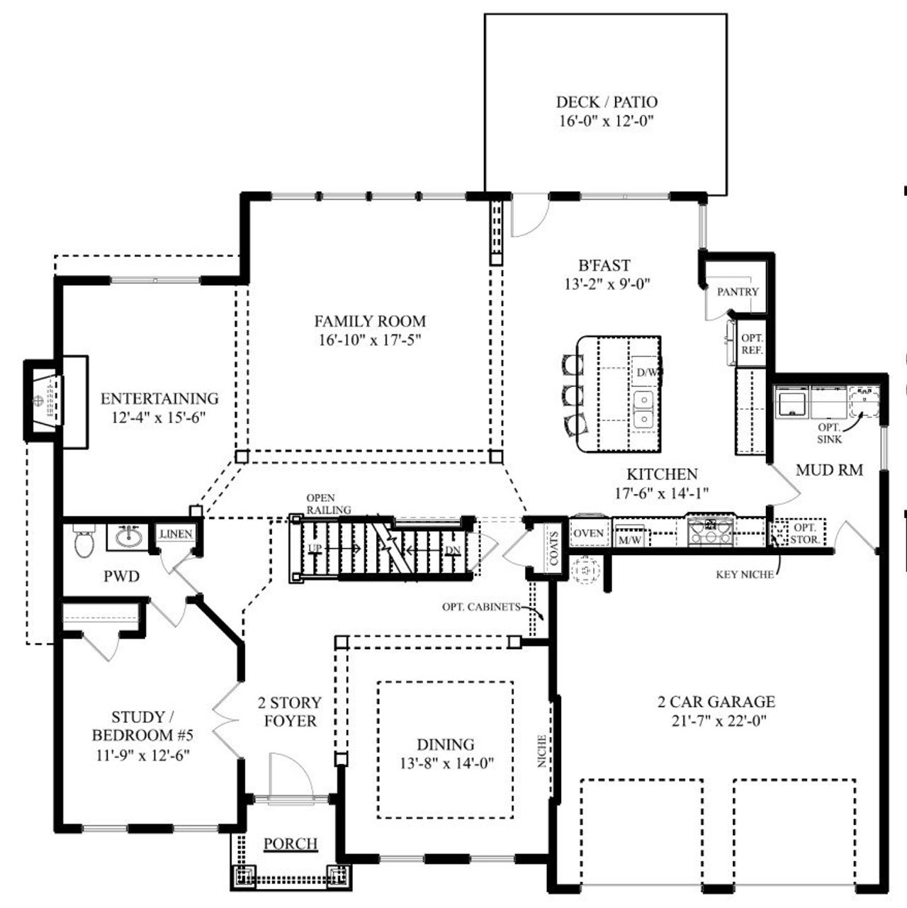 2D floor plan layout for the Longford by O'Dwyer Homes in Chattahoochee Reserve, Cumming, GA (Image 2). 2D floor plan layout for the Longford by O'Dwyer Homes in Chattahoochee Reserve, Cumming, GA (Image 2).