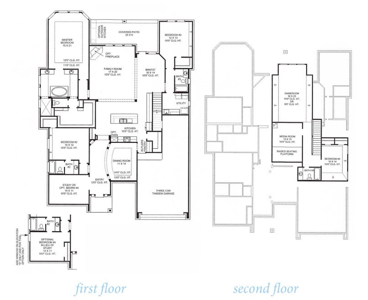 Image 2 representing the Cornell II 4025 by J. Patrick Homes in Grand Central Park 70', Conroe, TX.