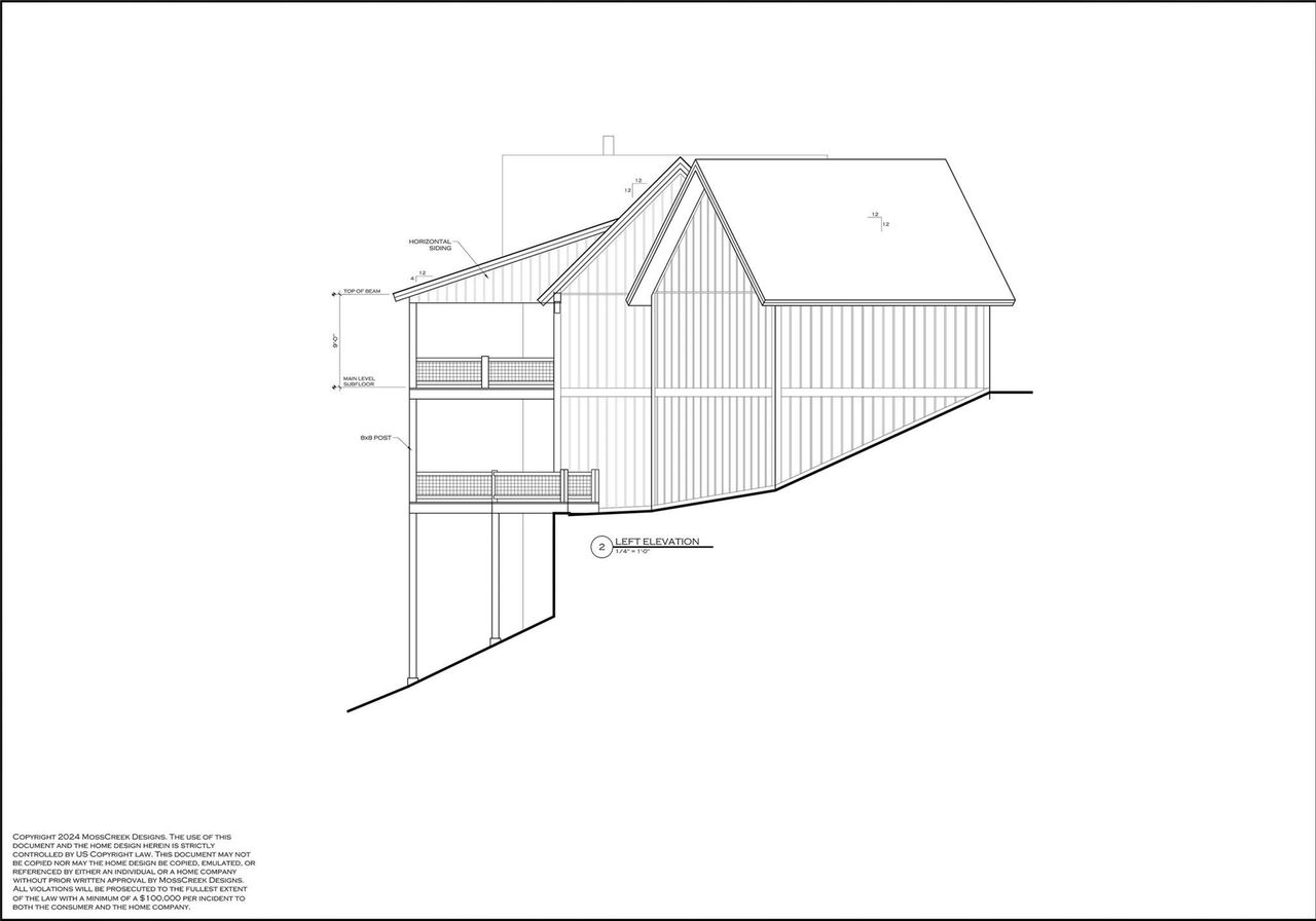 Exterior rendering of this home design in , Asheville, NC (Image 2).