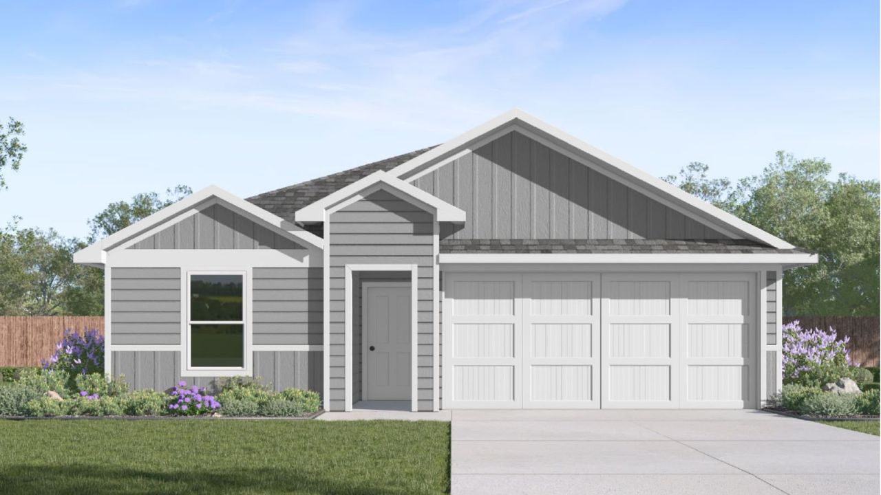 Representative exterior photo of a completed home built from the Bradley by D.R. Horton in Kokomo, Rockport, TX (Image 2).