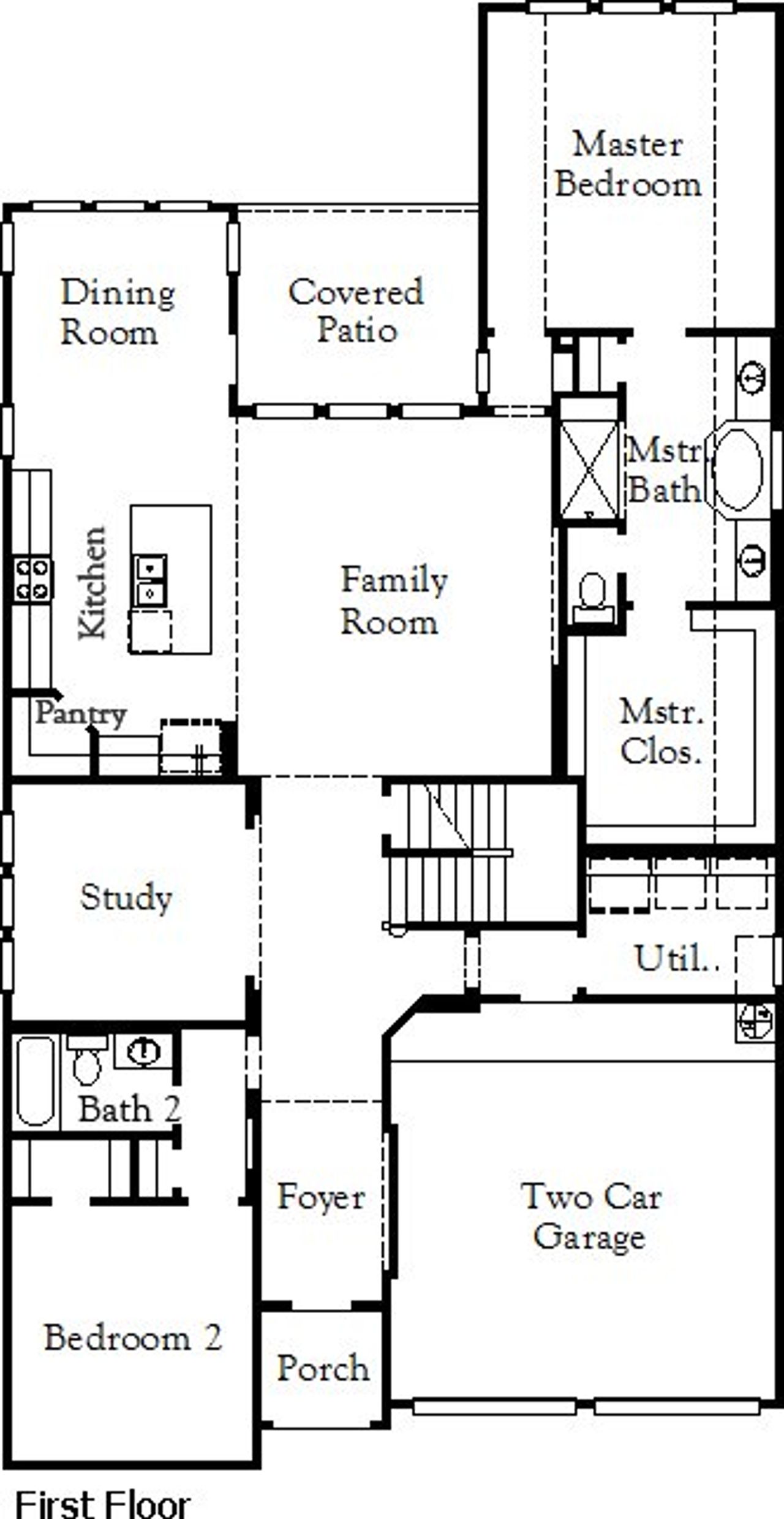 2D floor plan layout of this home in South Pointe, Mansfield, TX (Image 2). 2D floor plan layout of this home in South Pointe, Mansfield, TX (Image 2).