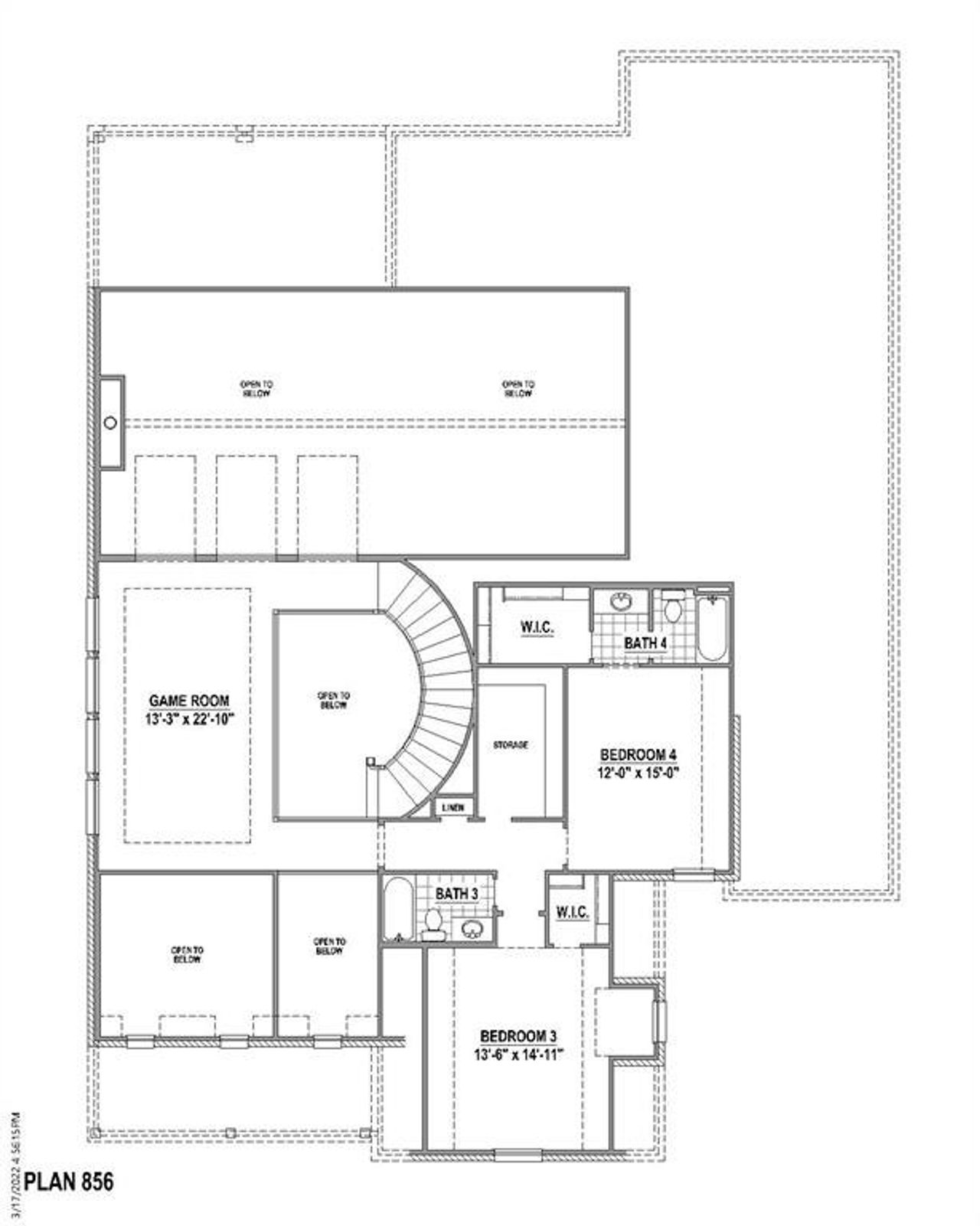 2nd Level Floor plan 2nd Level Floor plan