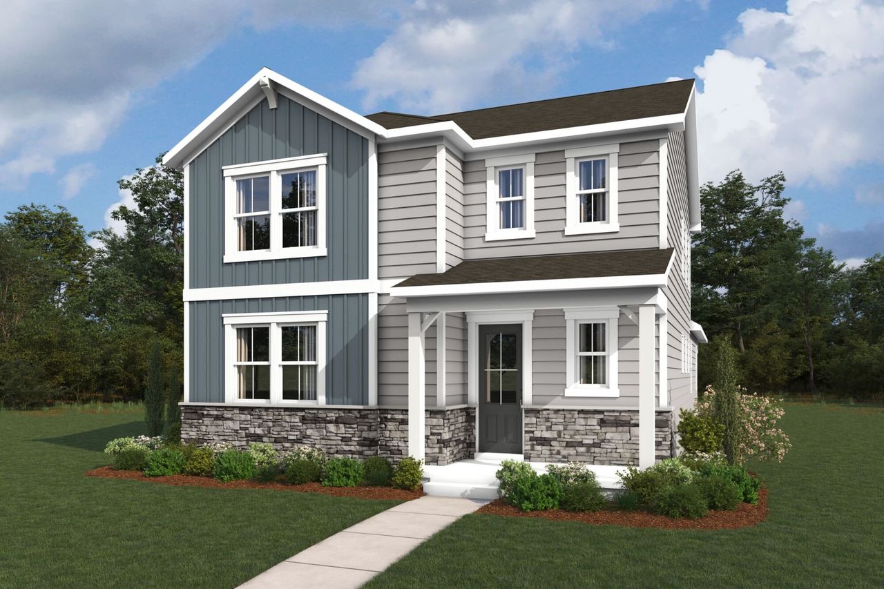 Representative exterior photo of a completed home built from the Manchester by Mattamy Homes in Bratton Pointe, Rock Hill, SC (Image 2). Representative exterior photo of a completed home built from the Manchester by Mattamy Homes in Bratton Pointe, Rock Hill, SC (Image 2).