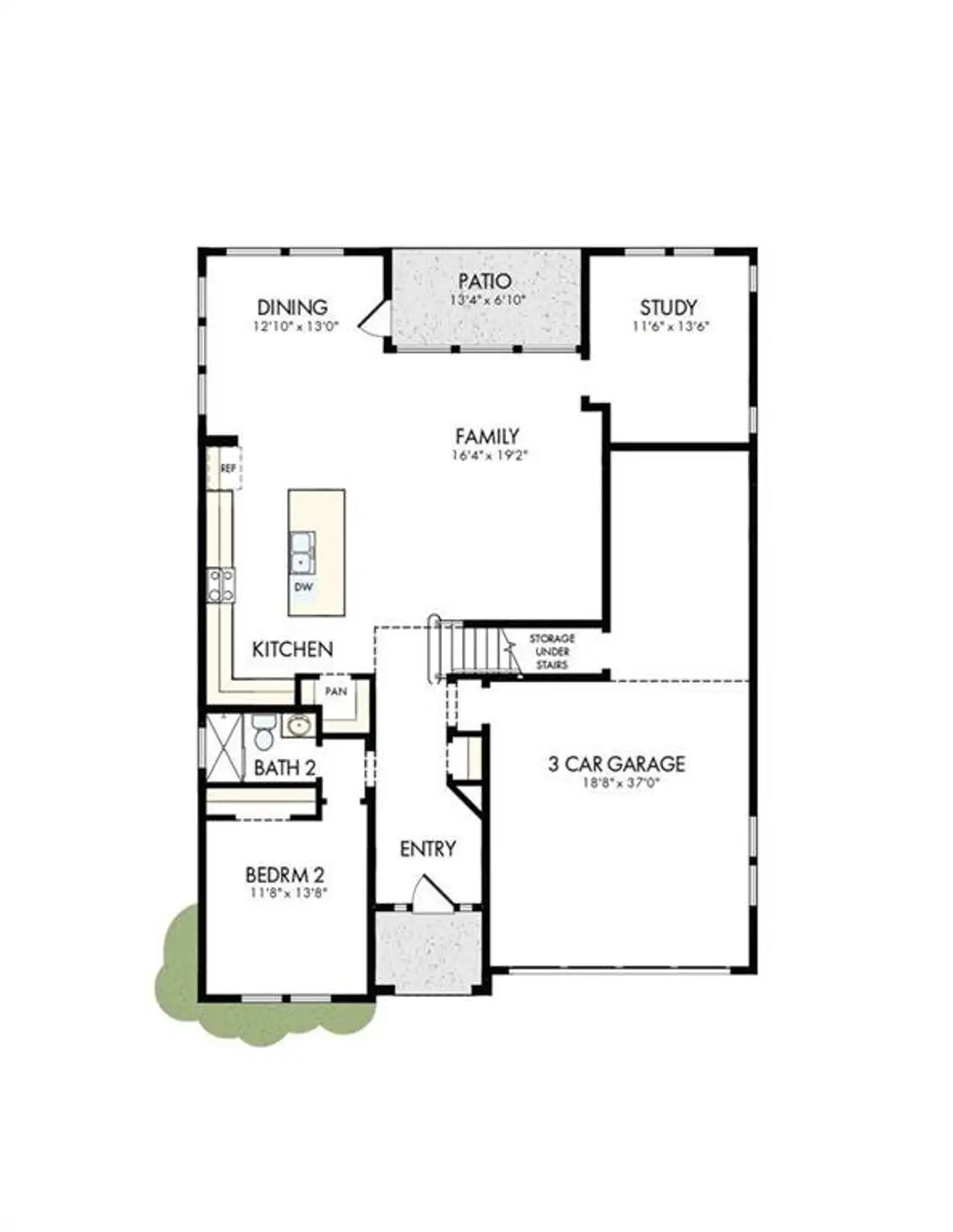 2D floor plan layout of this home in Havencroft, Woodstock, GA (Image 2). 2D floor plan layout of this home in Havencroft, Woodstock, GA (Image 2).