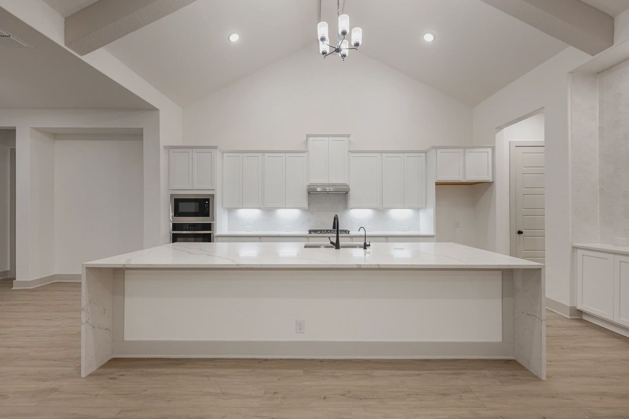 Representative furnished interior of a home built from the Drake by Chesmar Homes in Prominence 60's, San Antonio (Image 2).