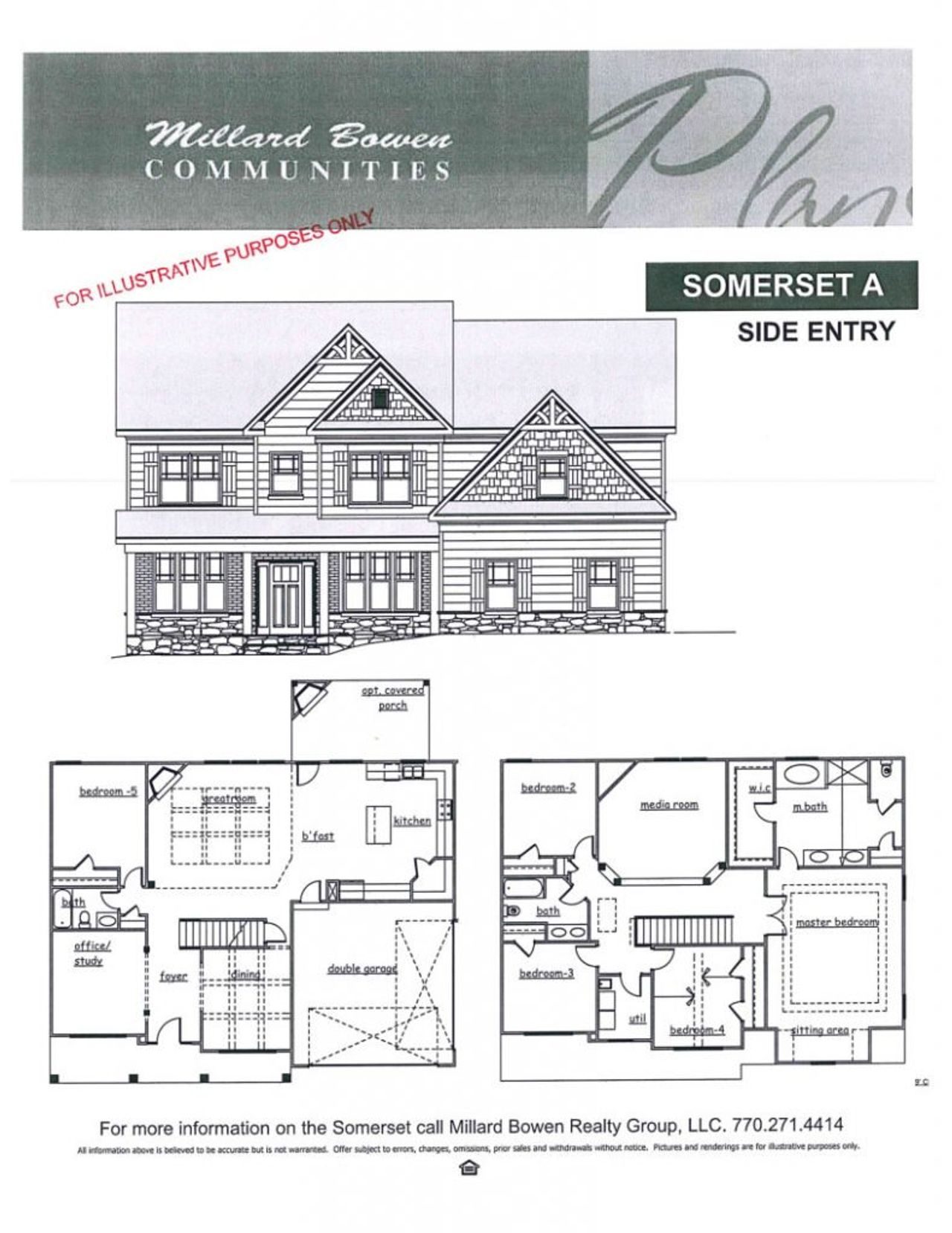 2D floor plan layout for the Somerset by Bowen and Bowen Homebuilders in River Manor, Cumming, GA (Image 2). 2D floor plan layout for the Somerset by Bowen and Bowen Homebuilders in River Manor, Cumming, GA (Image 2).