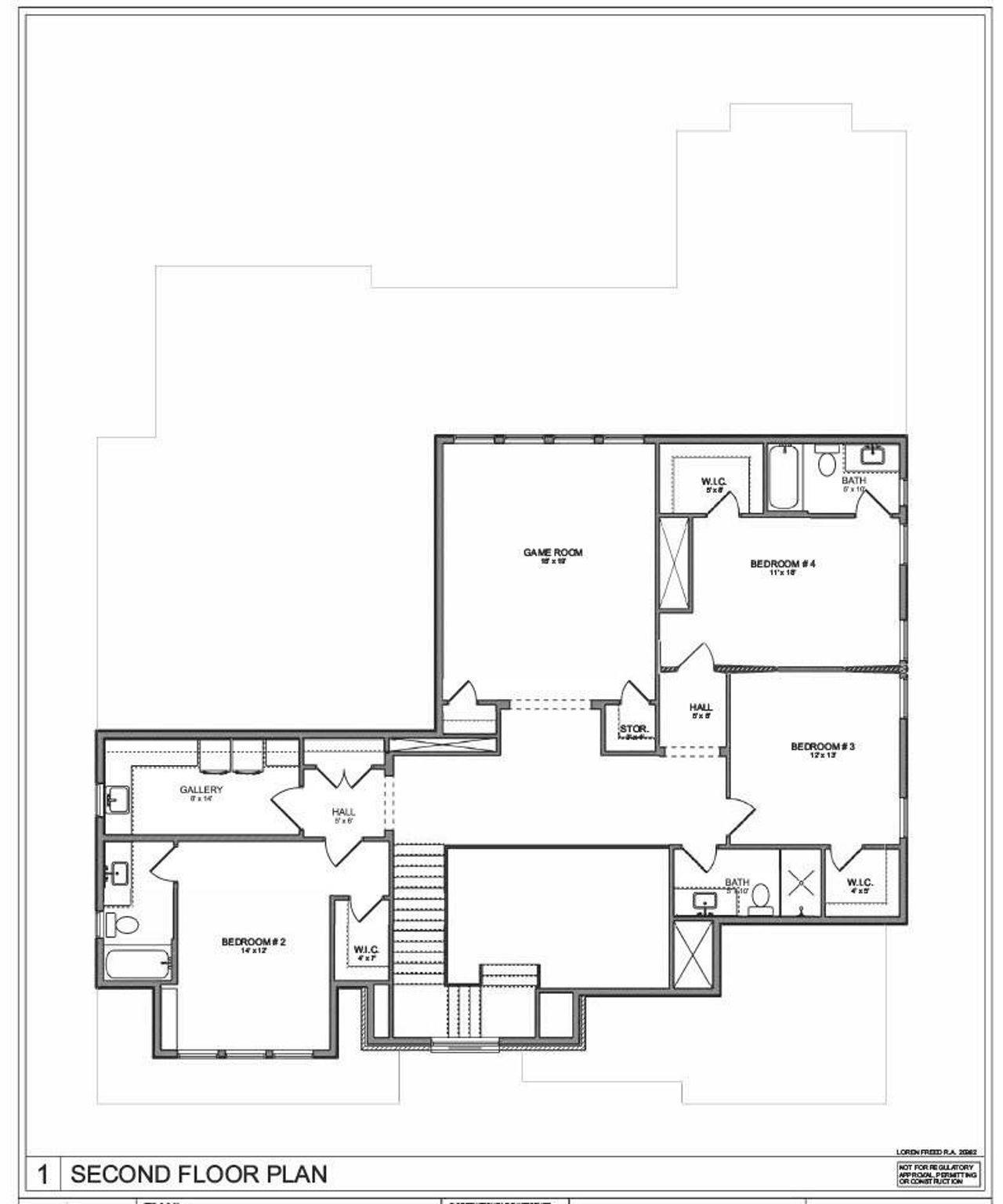 2D floor plan layout of this home in , Houston, TX (Image 2).